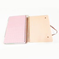 Logotipo personalizado impreso A4 A5 cuaderno de tapa dura espiral semanal mensual lácteos planificador diario