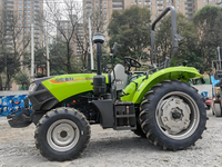 Tracteur agricole 4x4 officiel 50HP Trattoria, Zoomlion RD504, mini-tracteur personnalisable avec boîte de vitesses automatique et pompe