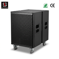 Subwoofer amplifié de 18 pouces, système de sonorisation professionnel avec DSP allemand, enceintes de scène actives, système de ligne acoustique
