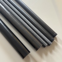 Tubería Estructural de Fibra de Carbono Enrollada con Filamento de Grado Aeroespacial CNER, Tubo de Refuerzo de Alta Rigidez y Baja Inercia para UAV