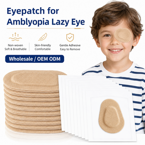 Lot de 50 patchs oculaires non tissés doux <span class=keywords><strong>pour</strong></span> la peau <span class=keywords><strong>pour</strong></span> le traitement de <span class=keywords><strong>l</strong></span>'amblyopie pédiatrique (œil paresseux) certifiés CE - Product Image 3
