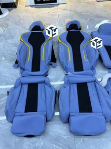 Housses de siège de voiture en cuir personnalisées pour <span class=keywords><strong>BMW</strong></span> Série <span class=keywords><strong>3</strong></span> E90 F30 E36 E46 E92, pièces intérieures, accessoires 2005 2006 2007 <span class=keywords><strong>2008</strong></span> 2011 - Product Image 2