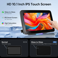 Moniteur d'appuie-tête Android 11 de 10,1'' pour voiture, TV embarquée, Quad Core DDR4 2G 32G ROM, écran tactile IPS ultra-fin, commande en gros
