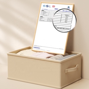 세탁 가능 냄새 없는 공간 절약형 바지 속옷 정리함 수납 박스 뚜껑 포함 - Product Image 6