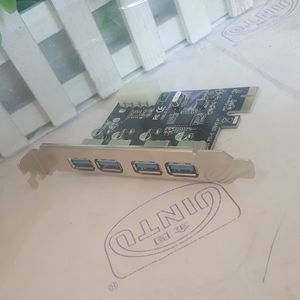 การ์ดขยาย PCI E เป็น USB 3.0 2 พอร์ตพร้อมอินเทอร์เฟซแผงด้านหน้า 20 พินสำหรับเมนบอร์ดเดสก์ท็อป - Product Image 2