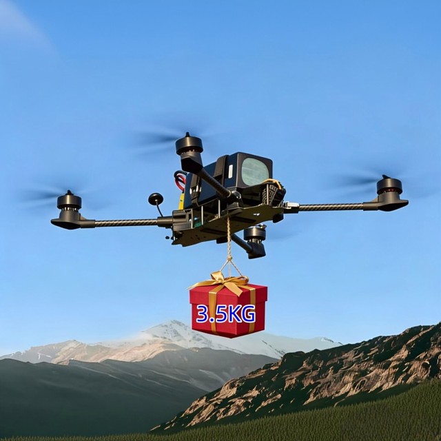 10 Inch FPV Drone High Speed 150km/h Long Range 20km 3.5KG Payload DIY Drone Kit with 10inch Mark4 V2 Frame