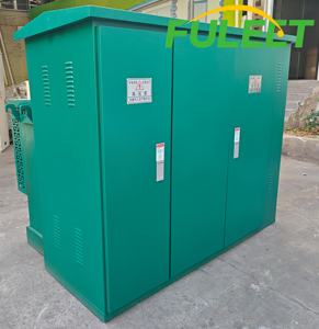 محطة محولات مسبقة الصنع من نوع ZGS بقدرة 500 كيلو فولت أمبير للاستخدام الخارجي، محول خافض للجهد مدمج من 13.8 كيلو فولت إلى 480/220 فولت، معدات توزيع الطاقة - Product Image 2