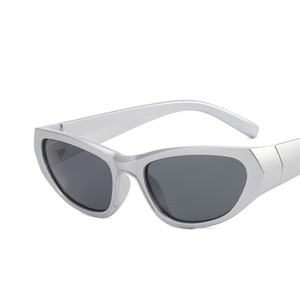 Nuevas Gafas de Sol <span class=keywords><strong>Alien</strong></span> 20898 Future Punk Y2K <span class=keywords><strong>con</strong></span> Logotipo Personalizado, Monturas de Metal y PC en Negro y Gris, <span class=keywords><strong>Lentes</strong></span> UV400, Estilo Cuadrado - Product Image 6