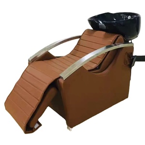 Lavacabezas de peluquería con asiento, semidecúprido, compacto, con calentador de agua - Product Image 4