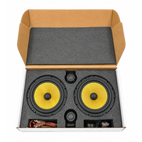 Sistem Speaker Mobil Komponen 2 Arah YB 6.5 Inch dengan Tweeter, Crossover, dan Kit Upgrade Audio Besi 12V