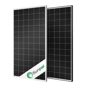Sunpal 태양 전지 패널 350 와트 360W 370W 380W 390W 400W 36V PERC 모노 태양 전지 패널 72 셀 홈