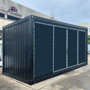 Nhanh chóng lắp ráp Casa prefabricada gấp ra lưu trữ container Nhà cung cấp văn phòng phẳng gói container nhà - Product Image 5