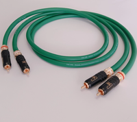Câble coaxial RCA OCC argenté pour amplificateurs de puissance Hi-Fi, son mâle vers mâle, pour voiture, ordinateur, lecteur DVD - Longueurs 1m 1,5m 2m 3m