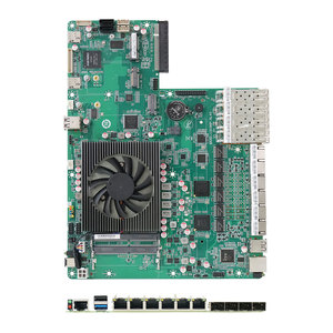 BKHD SD WAN 1U Rack Server Denverton C3000 intel Atom 6L4S 6x1G i350 Ethernet 4x10G x553 SFP+ Router Firewall Netzwerklösung - Product Image 4