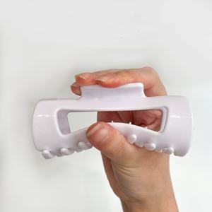 Nouvelle pince requin en silicone souple de haute qualité, grande pince à cheveux pour femmes aux cheveux épais, accessoires capillaires - Product Image 2