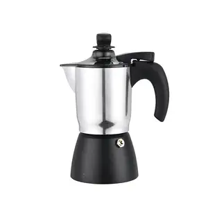 Kolay temizlenebilir alüminyum Pot pot anahtarı kahve Pot ile yeni tasarlanmış manuel Espresso kahve makinesi