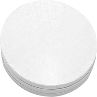 Papier alimentaire 6, 8, 10,12 pouces Rounds White Cake Base Boards Drum