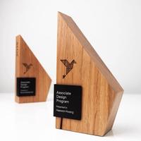Cadeaux souvenirs, plaques de récompense en bois, trophées en MDF, trophée de bateau à voile gravé au laser