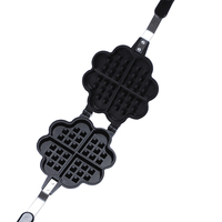 Gaufrier cuisine gaz antiadhésif gaufre moule casserole presse plaque gaufre aluminium outils de cuisson