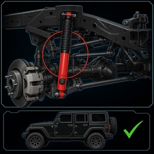 Amortisseur avant et arrière pour <span class=keywords><strong>Jeep</strong></span> <span class=keywords><strong>Wrangler</strong></span> <span class=keywords><strong>JK</strong></span>, rehausse de 2 pouces (58 mm), robuste, réglable, tout-terrain, suspension 4x4 - Product Image 5