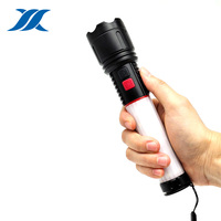 Lampes de poche LED laser pour voyages en plein air, rechargeables par USB, lampe tactique, mini lampe de secours
