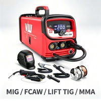 Machine à souder VECTOR MIG MMA TIG pour acier inoxydable, acier au carbone, fer, soudeuse 220V pour Stahl Werk MIG200