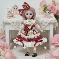 Vêtements de poupée BJD en plastique de 30 cm, robe de princesse Lolita de style occidental, robe mignonne multi-articulée et mobile, jouet à habiller, cadeau d'anniversaire