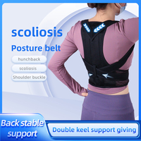 Correcteur de posture de soutien du dos réglable de nouvelle conception pour les femmes et les hommes améliorent la posture
