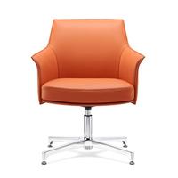 Chaise de bureau exécutive moderne en cuir de haute qualité avec accoudoirs en alliage d'aluminium pour la maison, le bureau, le salon, la salle de sport et les environnements domestiques