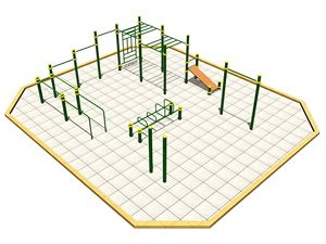 Équipement de sport multifonction pour parc, équipement d'entraînement en plein air, barre de singe, en solde, 2021 - Product Image 3