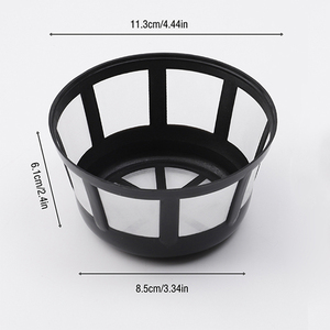 <span class=keywords><strong>Filtre</strong></span> à café réutilisable 8-12 tasses, panier filtrant à mailles fines, <span class=keywords><strong>filtre</strong></span> de remplacement <span class=keywords><strong>permanent</strong></span> pour cafetière, sans BPA, qualité alimentaire - Product Image 5