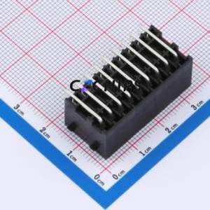 DB2ERHBG-3.5-2*9P-BK Plug-in Terminal Block Bent Lead Through Hole,P=3.5mm Board-to-Board / Socket Closed Snap Fixing 2x9P 3.5mm - Product Image 2