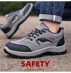 JIANKUN Zapatos de Seguridad Personalizables de Malla Transpirable con Puntera de Acero Ancha, Antipinchazos, CE/UKCA, Unisex, para Primavera/Verano - Product Image 6