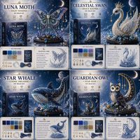Kit DIY de poupées 3D perlées, multi-styles, faune céleste, ensemble de perles de cristal, convivial pour les débutants, kit de loisirs relaxant