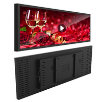 Reproductor Multimedia de 23.1 Pulgadas, Pantalla Táctil LCD para Publicidad en Supermercados, Tira de Estante, Barra Larga, Señalización Digital