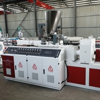 Machine d'extrusion QINGHANG à double vis coaxiale 37KW pour la fabrication de tuyaux/tuyaux souples/tubes en PVC et l'extrusion de filaments et de barres