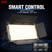 Panneau lumineux LED RGBW 150W, 480 LED, CRI95, DMX512, faisceau de 120 degrés, gradation 4/8 canaux pour studio de télévision et diffusion