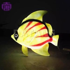 IP65 impermeable LED al aire libre Navidad Festival luces decorativas Angelfish motivo para parques vacaciones eventos iluminación creativa - Product Image 5