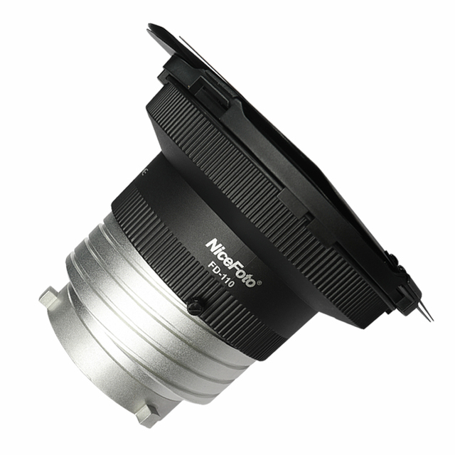 FD-110 NiceFoto Focus Adjuster Fresnel Lens for Bowens Mount LED Video Light with Honeycomb Grids