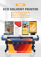 Impresora Digital Eco Solvente de 1.8m con 1 o 2 Cabezales Epson I3200, Máquina de Impresión de Inyección de Tinta de Gran Formato para Publicidad en Pancartas Flexibles