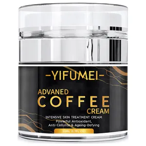 Private Label Geavanceerde Koffie Moisturizer Antioxidant Anti Cellulitis Rimpels Verstevigende Anti-Aging Gezichtscrème