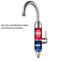 Distributeur fonction d'affichage numérique modèle de base robinet d'eau bouillante instantanée économie d'eau chaude robinet de chauffage de l'eau électrique