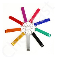 Ouvre-bouteille promotionnel avec porte-clés, ouvre-bouteille facile à transporter, ouvre-bouteille personnalisé, porte-clés ouvre-bouteille en aluminium coloré