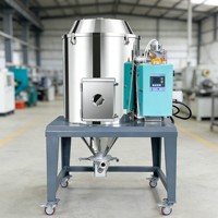 Séchoir à air chaud Euro en plastique, équipement de séchage industriel économique avec température efficace pour les granulés de résine et les matières premières