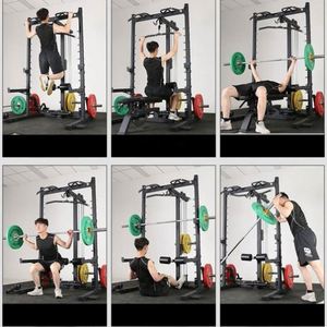 Gym Home Use <b>Squat</b> Rack Smith Machine Equipment All in One Power <b>Cage</b> Cable Crossover Multi Functional Trainer Power Rack - Product Image 6