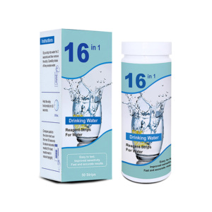 16 개의 파라미터 식수 테스트 스트립, 스파 & 폰드 수질 테스트 스트립 중금속 테스트 키트 - Product Image 2