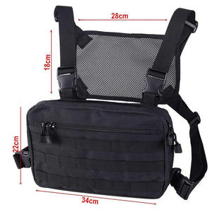 กระเป๋าคาดเอวแบบยุทธวิธีสำหรับใส่เครื่องส่งรับวิทยุแบบสองทาง พร้อมสายรัดอกและซองใส่เครื่องส่งรับวิทยุ กันน้ำ - Product Image 4