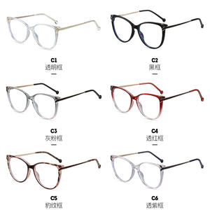 87057 TR90 Monturas de Gafas de Ojo de Gato Negras, Gafas de Computadora con Filtro de Luz Azul, Gafas de Alto Rendimiento - Product Image 3