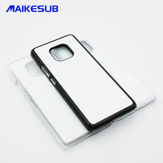 Wholesale 2d Blank Heat Press Phone case Sublimation Phone case to Protective Black Transparent and White Color