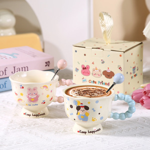 <span class=keywords><strong>Tazas</strong></span> Creativas <span class=keywords><strong>de</strong></span> Cerámica con Diseño <span class=keywords><strong>de</strong></span> Cachorro, Taza <span class=keywords><strong>de</strong></span> Pareja <span class=keywords><strong>de</strong></span> Dibujos Animados <span class=keywords><strong>de</strong></span> Alta Calidad Estética para el Hogar, Regalo <span class=keywords><strong>de</strong></span> Cumpleaños para Niñas - Product Image 3